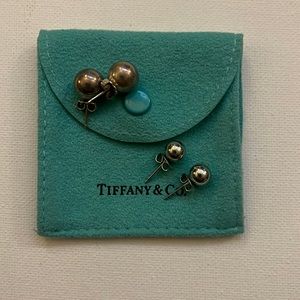 TIFFANY & CO Sterling Silver Ball Earrings - 2 Pairs/2 Sizes!